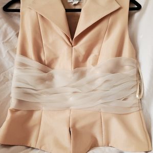 Glamour Pink/ Beige Blouse